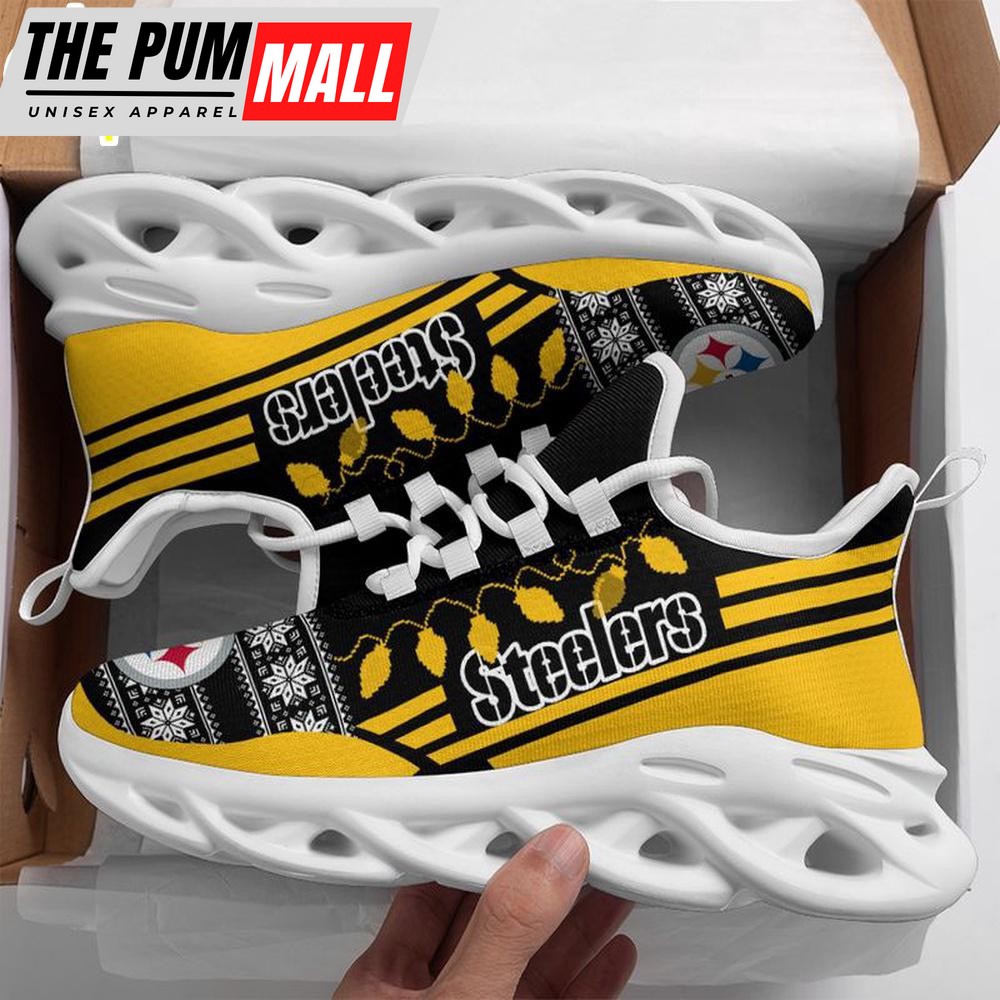 NFL Pittsburgh Steelers X-max Santa Claus Christmas Max Soul Shoes