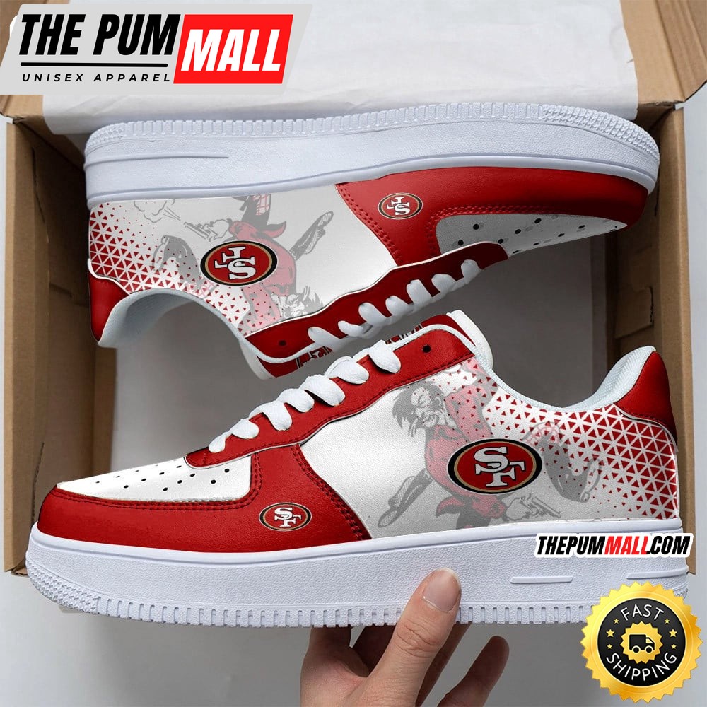NFL San Francisco 49ers Air Force 1 Shoes Classic Air Force Kicks