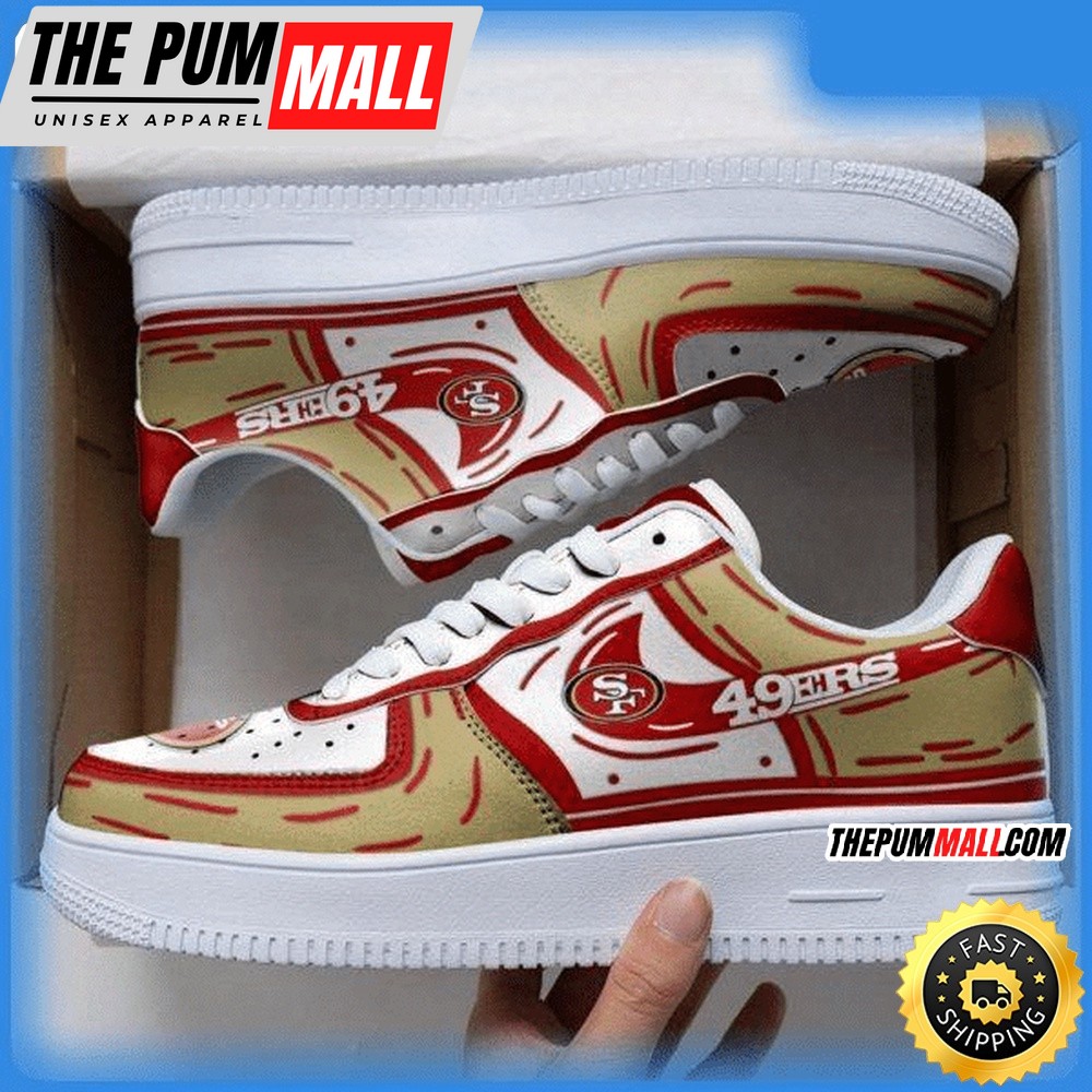 NFL San Francisco 49Ers Air Force 1 Shoes Sneaker Trending For Fans