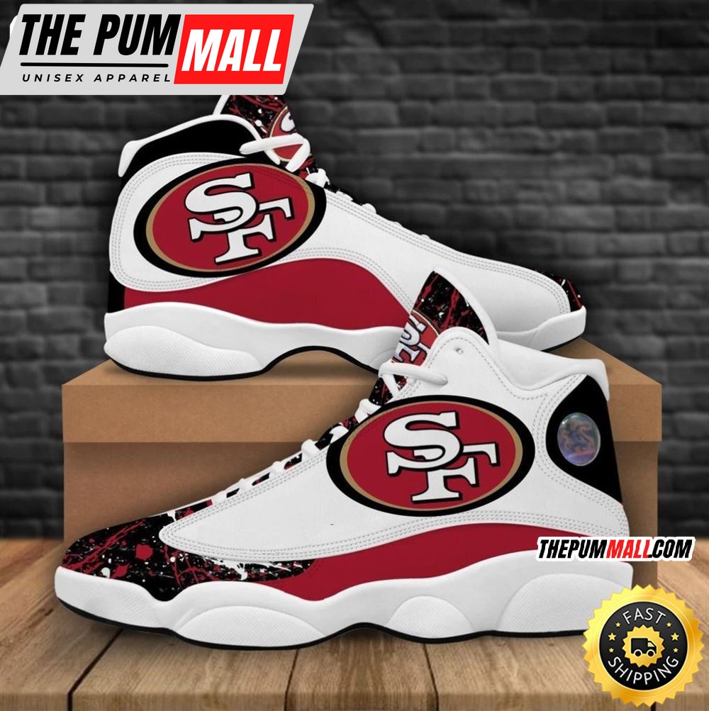 NFL San Francisco 49ers Air Jd 13 Shoes V2