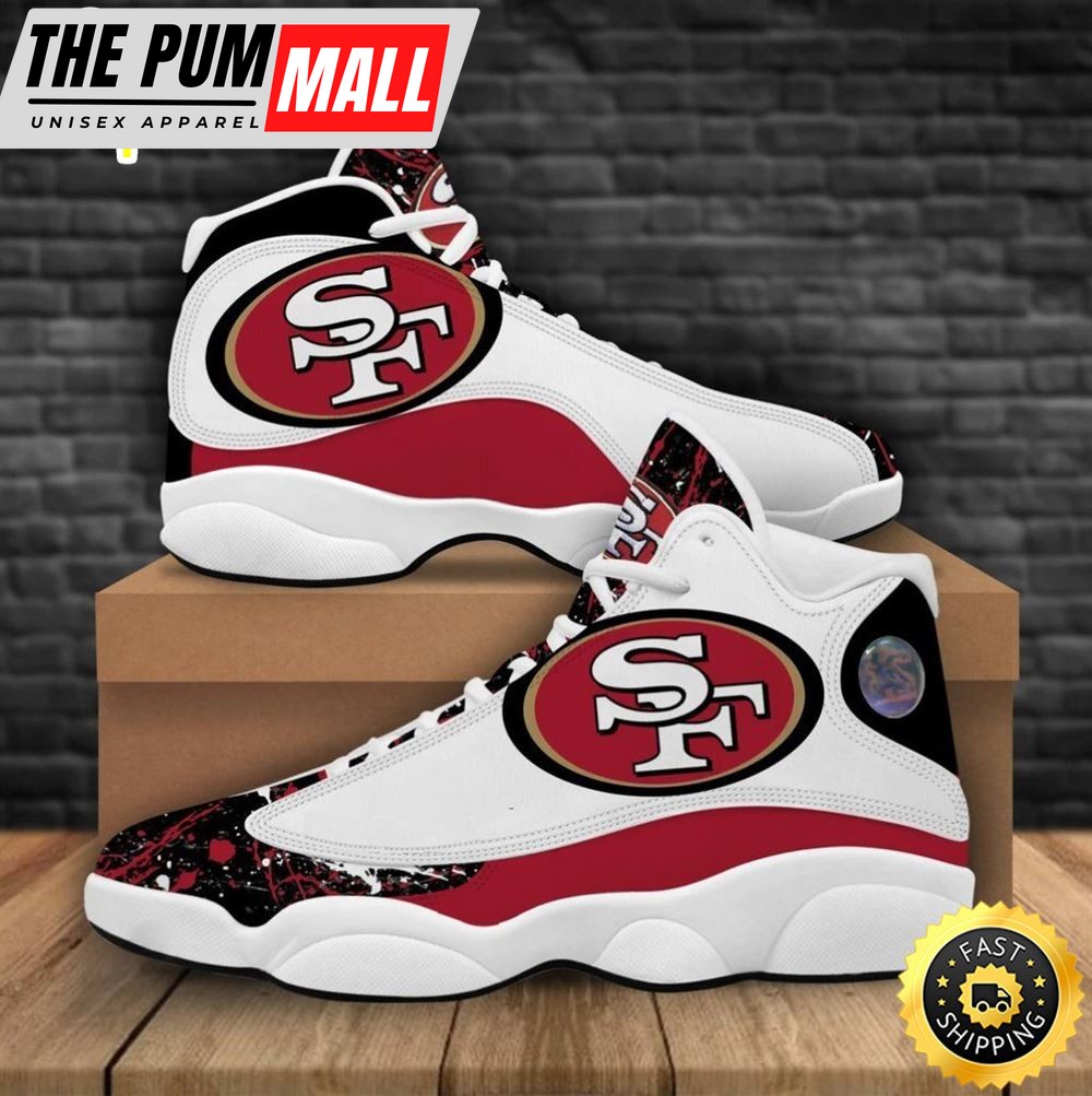 NFL San Francisco 49ers Air Jd 13 Shoes V2