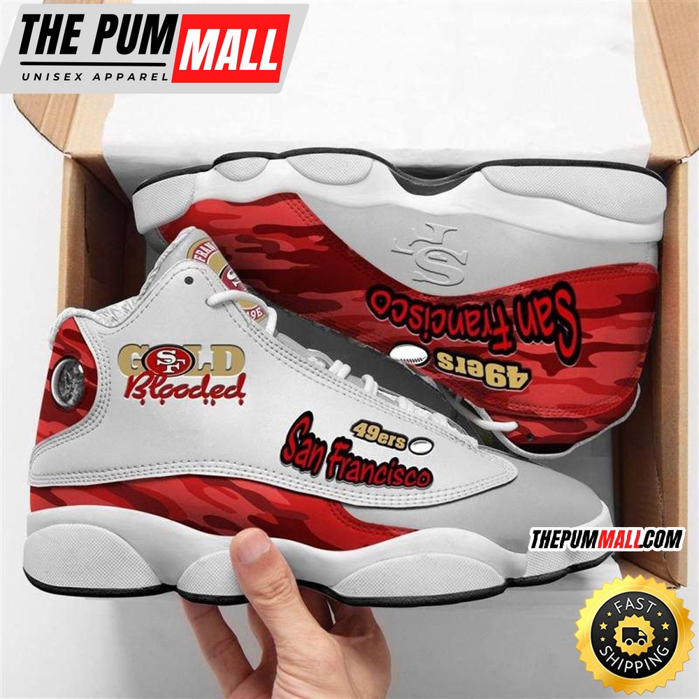 NFL San Francisco 49ers Air Jd 13 Shoes V3