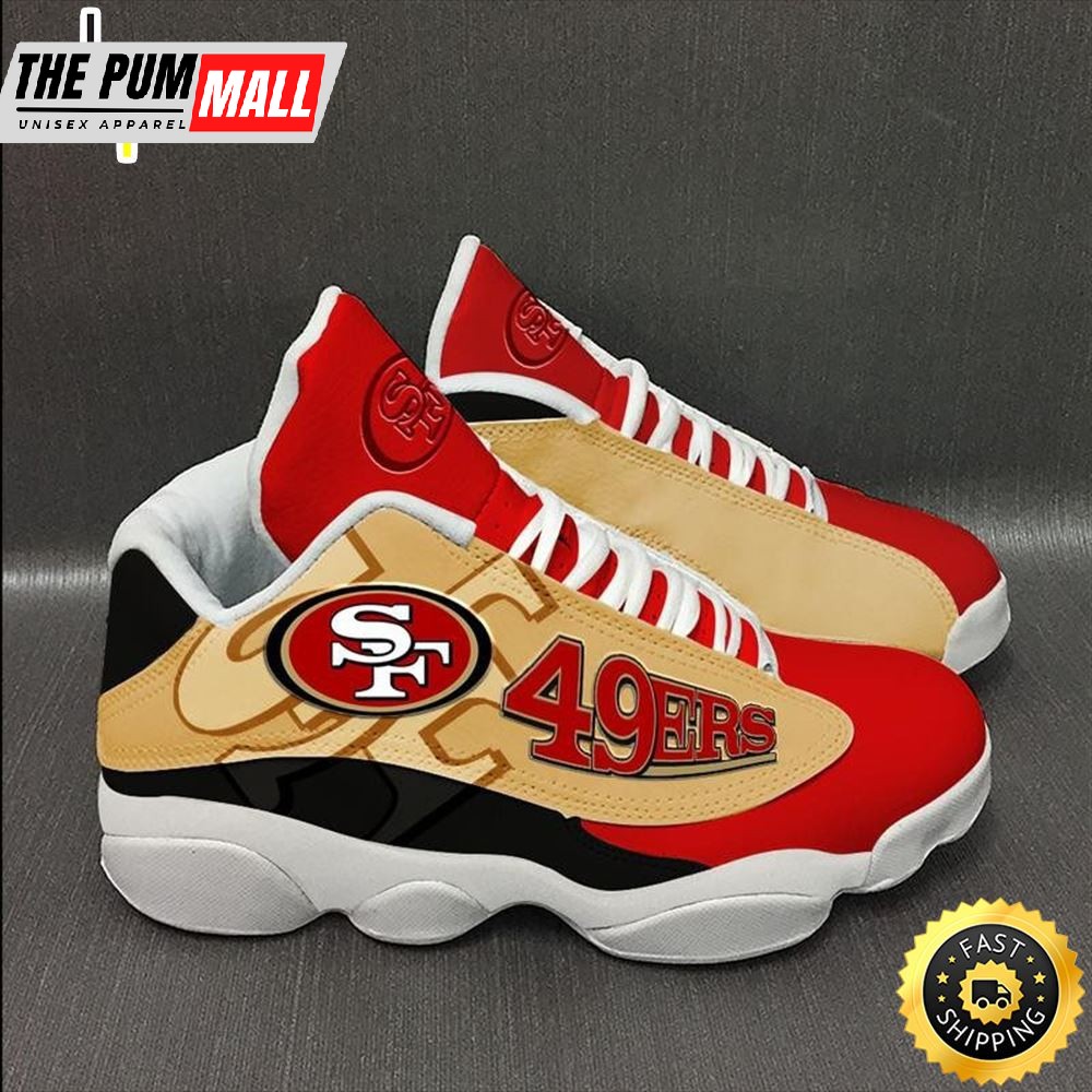 NFL San Francisco 49ers Air Jd 13 Shoes V4