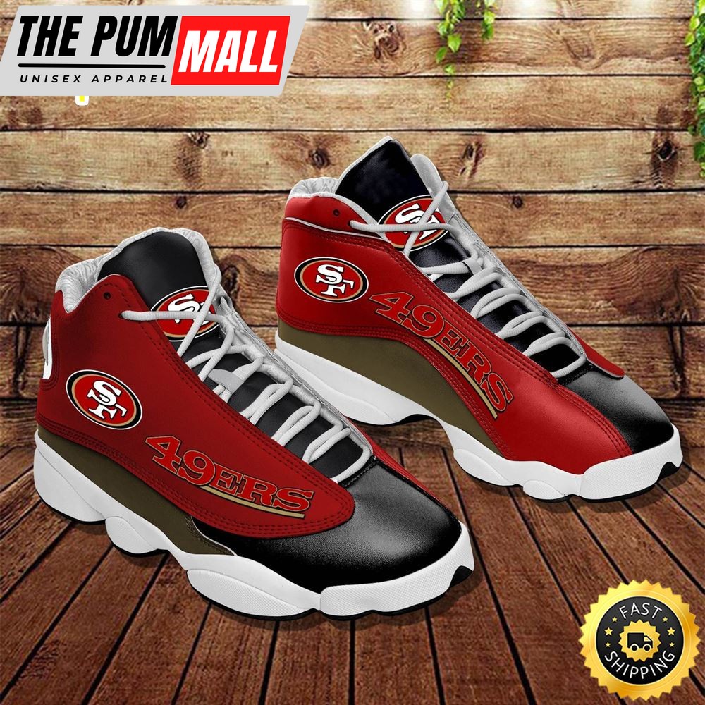 NFL San Francisco 49ers Air Jd 13 Shoes V7