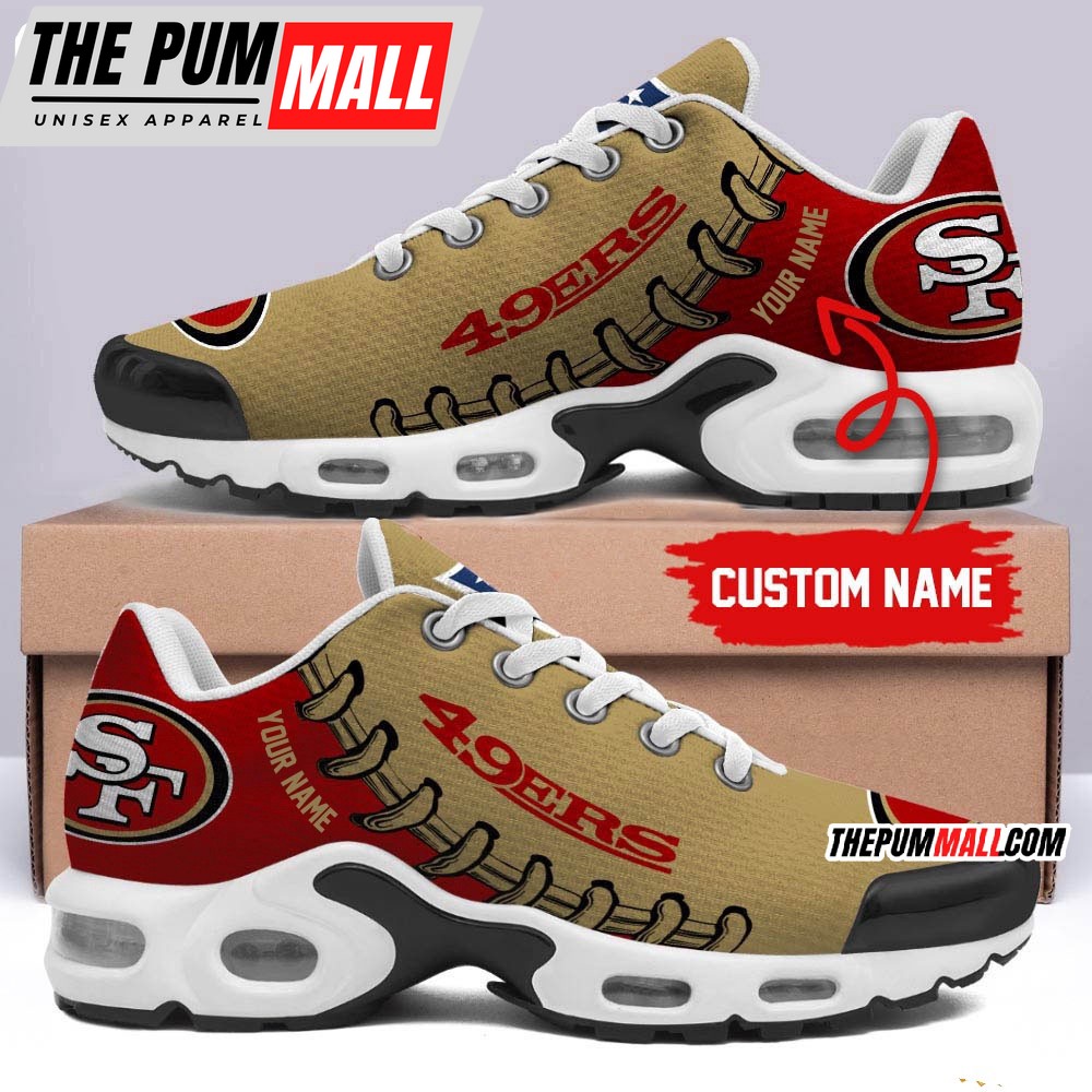NFL San Francisco 49ers Custom Air Max Plus Shoes
