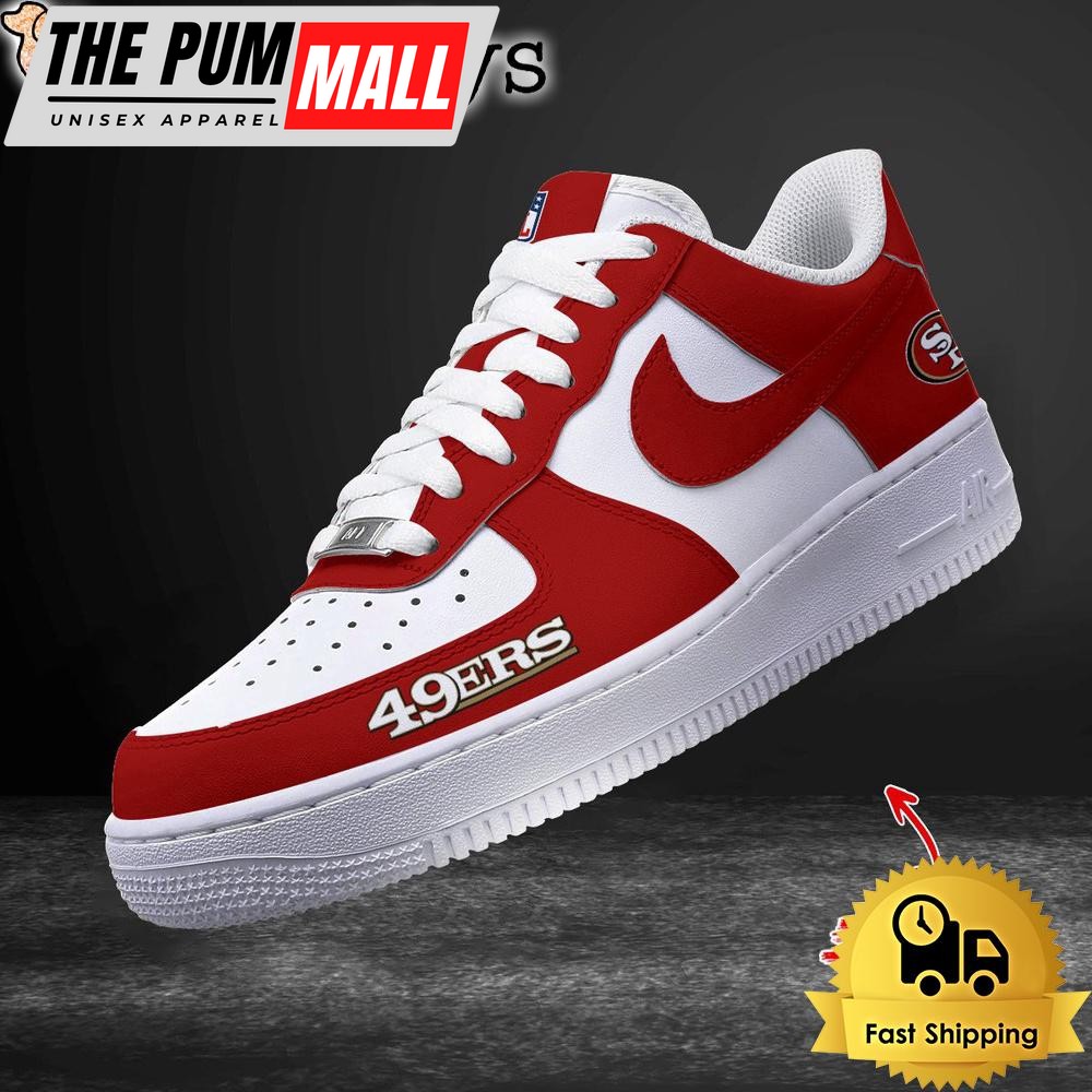 NFL San Francisco 49Ers Every Step Carries Belief Custom Air Force 1 Shoes