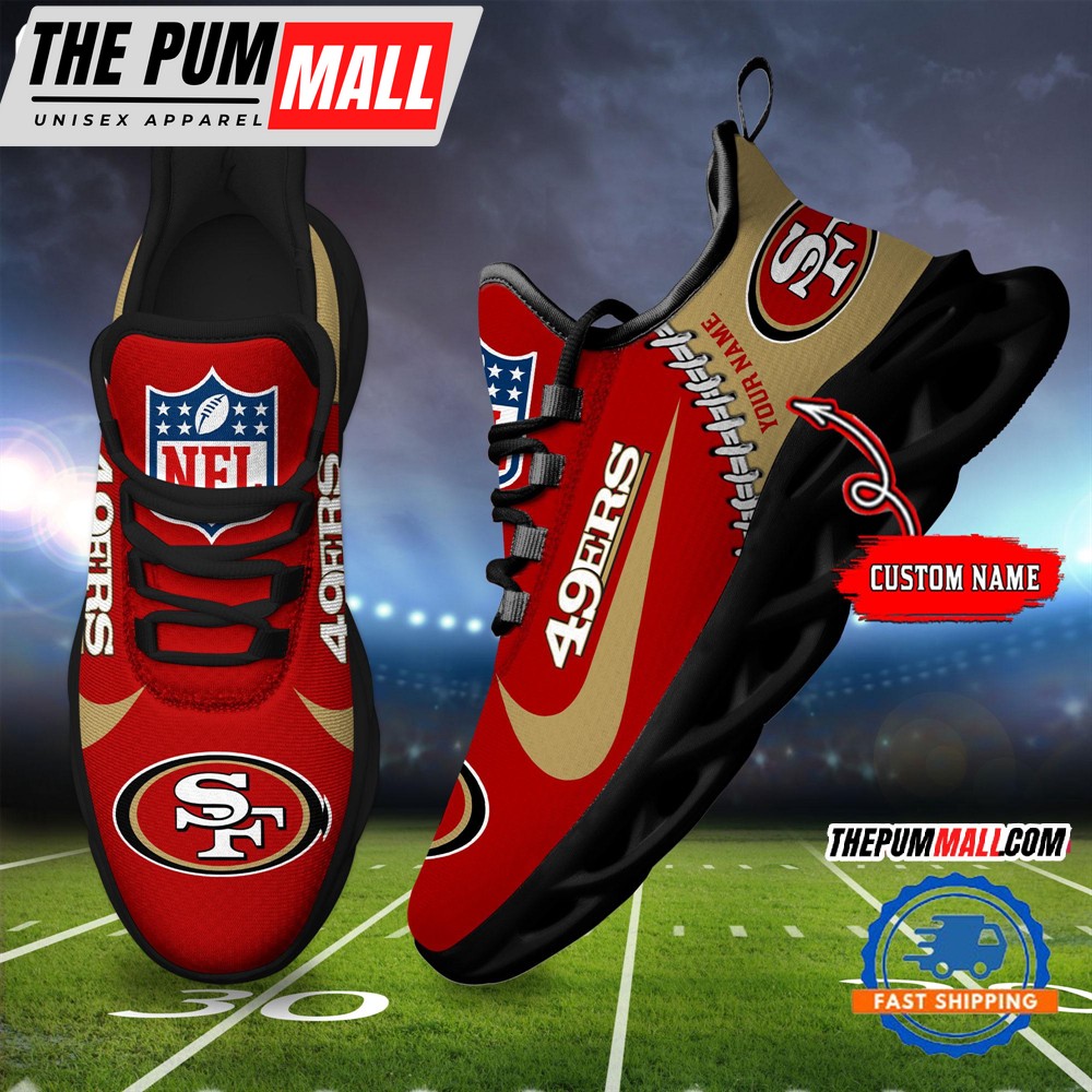 NFL San Francisco 49ers Football New Season Sneaker Max Soul Shoes
