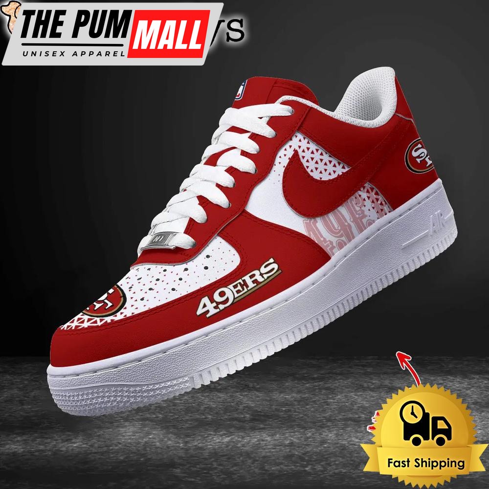 NFL San Francisco 49Ers Football Style Goes Everywhere Custom Air Force 1 Shoes