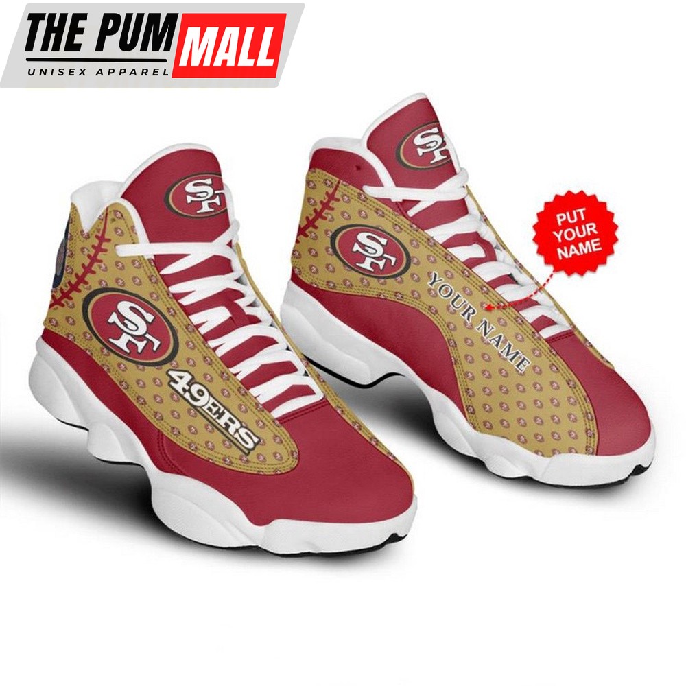 NFL San Francisco 49Ers Logo Design Air Jd 13 Shoes