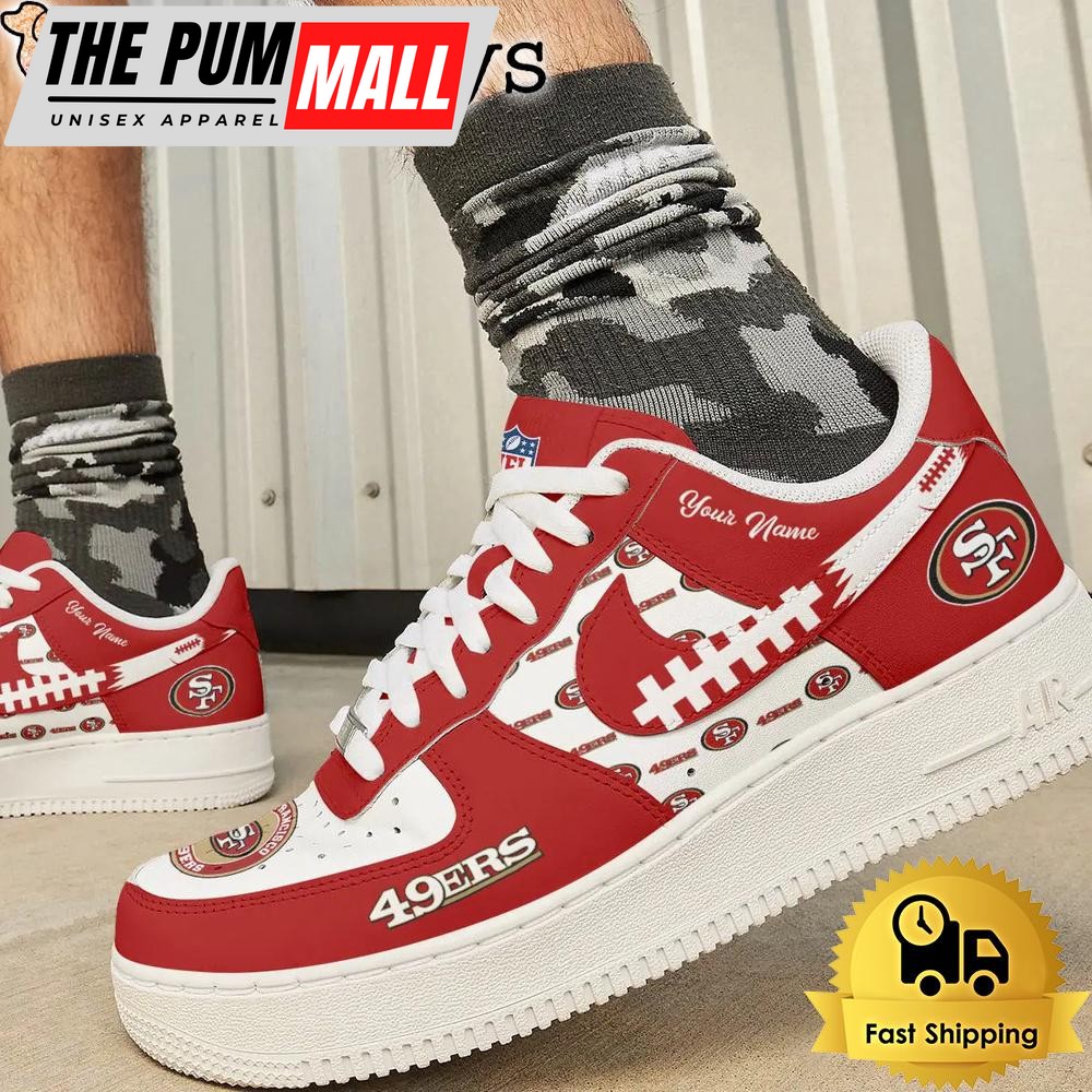 nfl-san-francisco-49ers-new-design-2025-custom-air-force-1-shoes-c4jqm439 NFL San Francisco 49Ers New Design 2025 Custom Air Force 1 Shoes