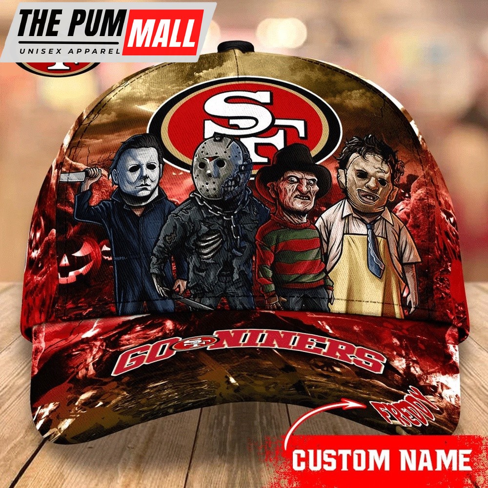 NFL San Francisco 49ers Special Horror Movie Characters Halloween Baseball Cap