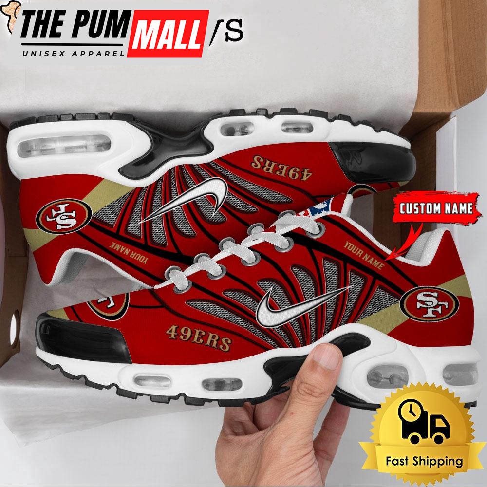 NFL San Francisco 49ers Sport Football Logo Custom Air Max Plus Shoes