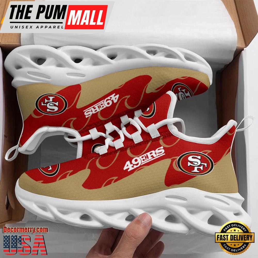 NFL San Francisco 49ers Sport Max Soul Shoes , Running Sneakers Shoes