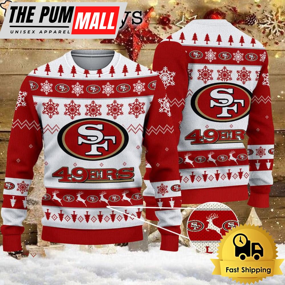 NFL San Francisco 49ers Team Winter Ugly Christmas Sweater