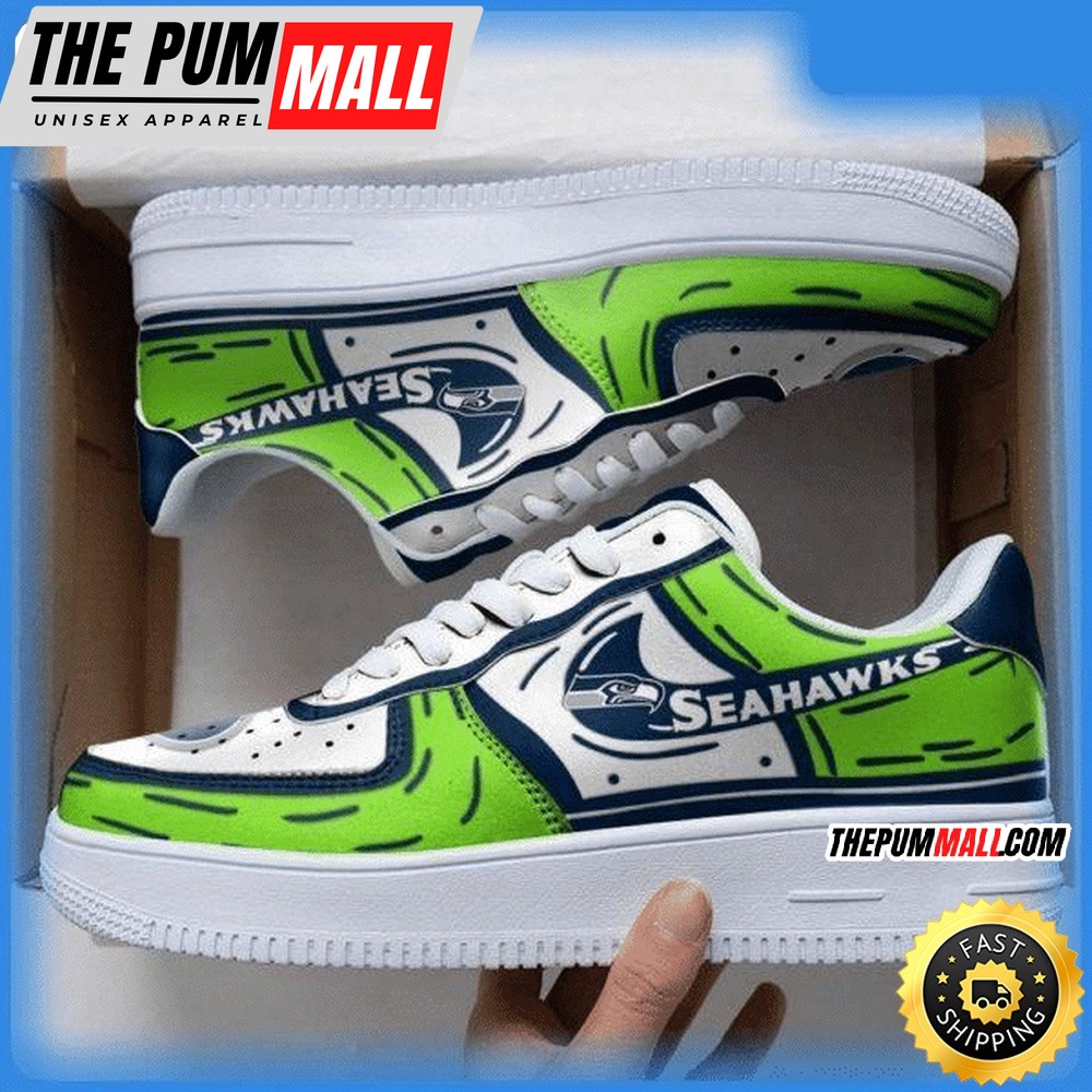 NFL Seattle Seahawks Air Force 1 Shoes Sneaker Trending For Fans