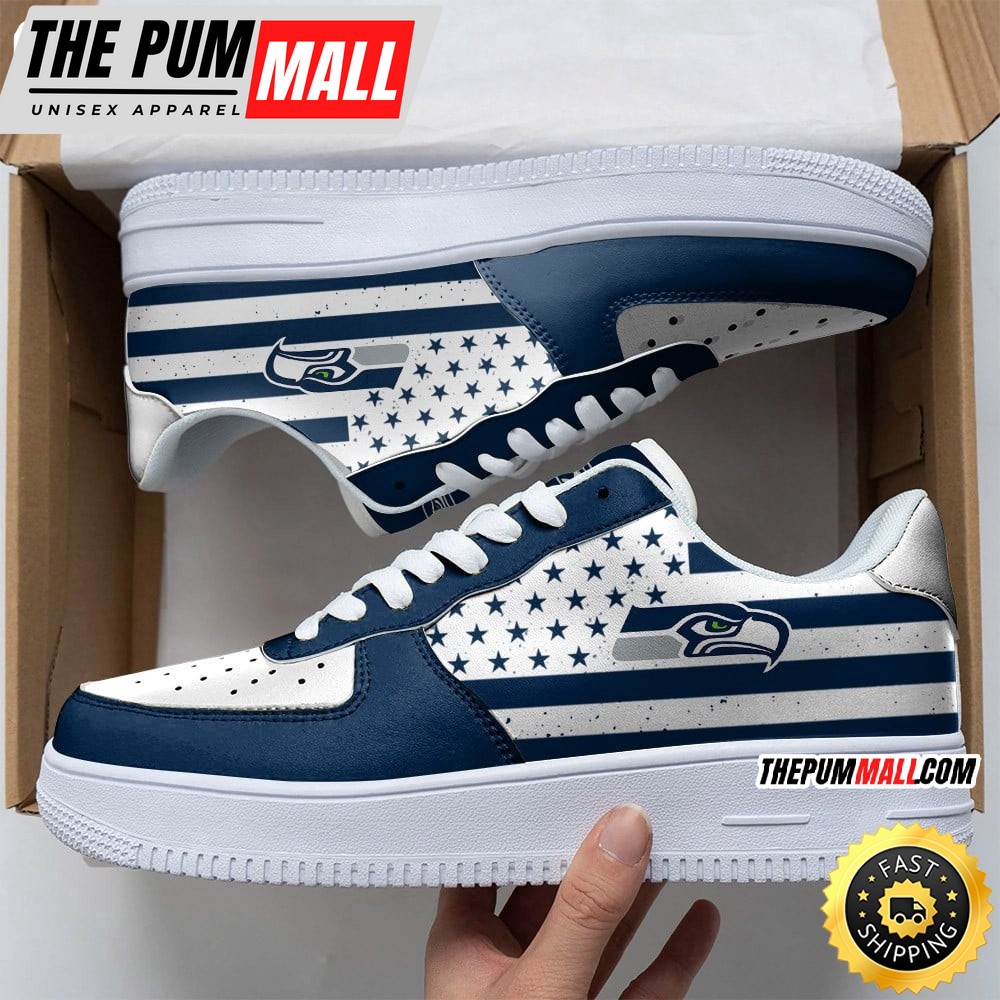 NFL Seattle Seahawks Air Force 1 Shoes Urban Streetwear Shoes