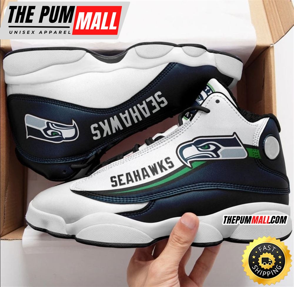 NFL Seattle Seahawks Air Jd 13 Shoes