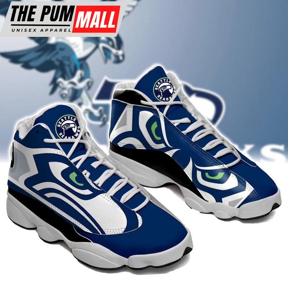 NFL Seattle Seahawks Air Jd 13 Shoes Sneaker Fans Gift