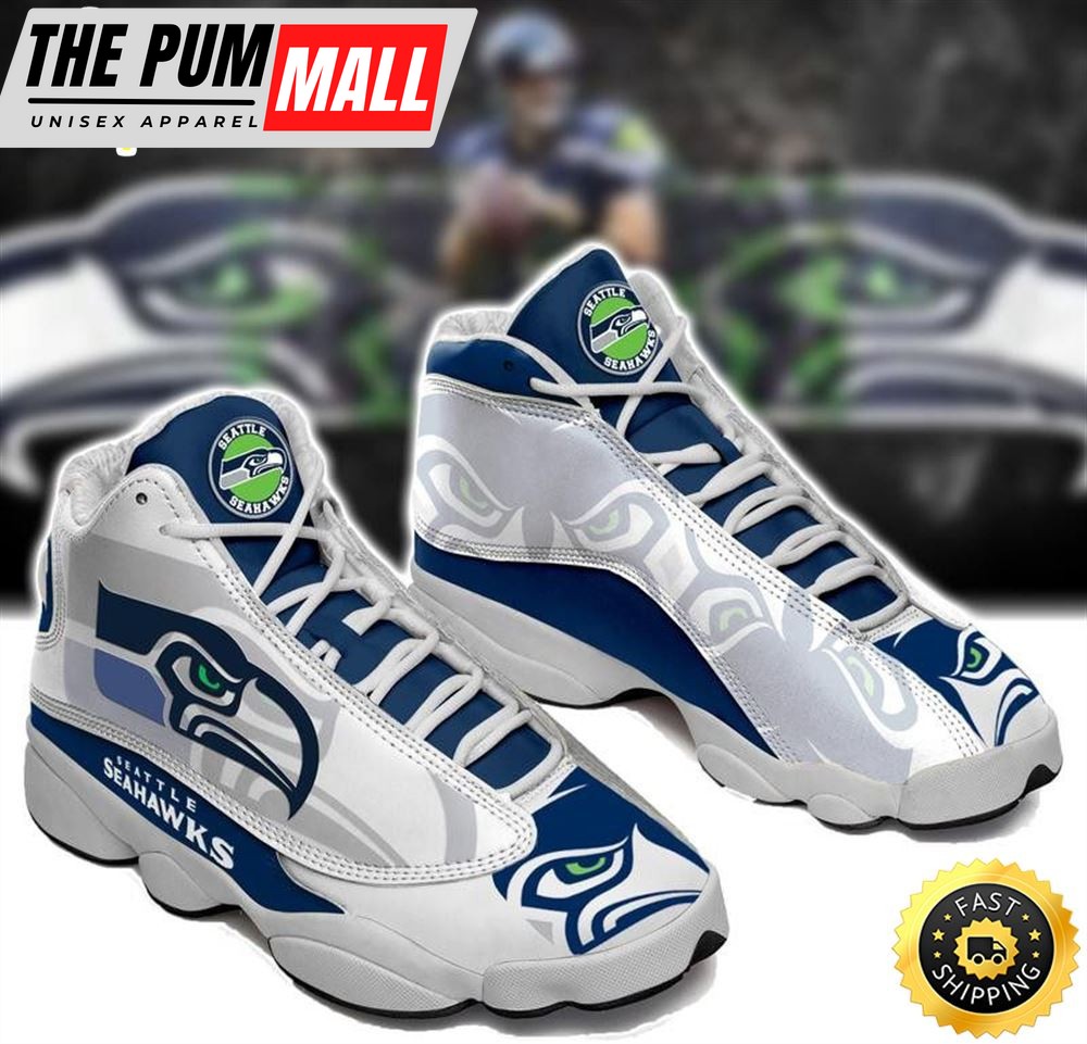 NFL Seattle Seahawks Air Jd 13 Shoes V2