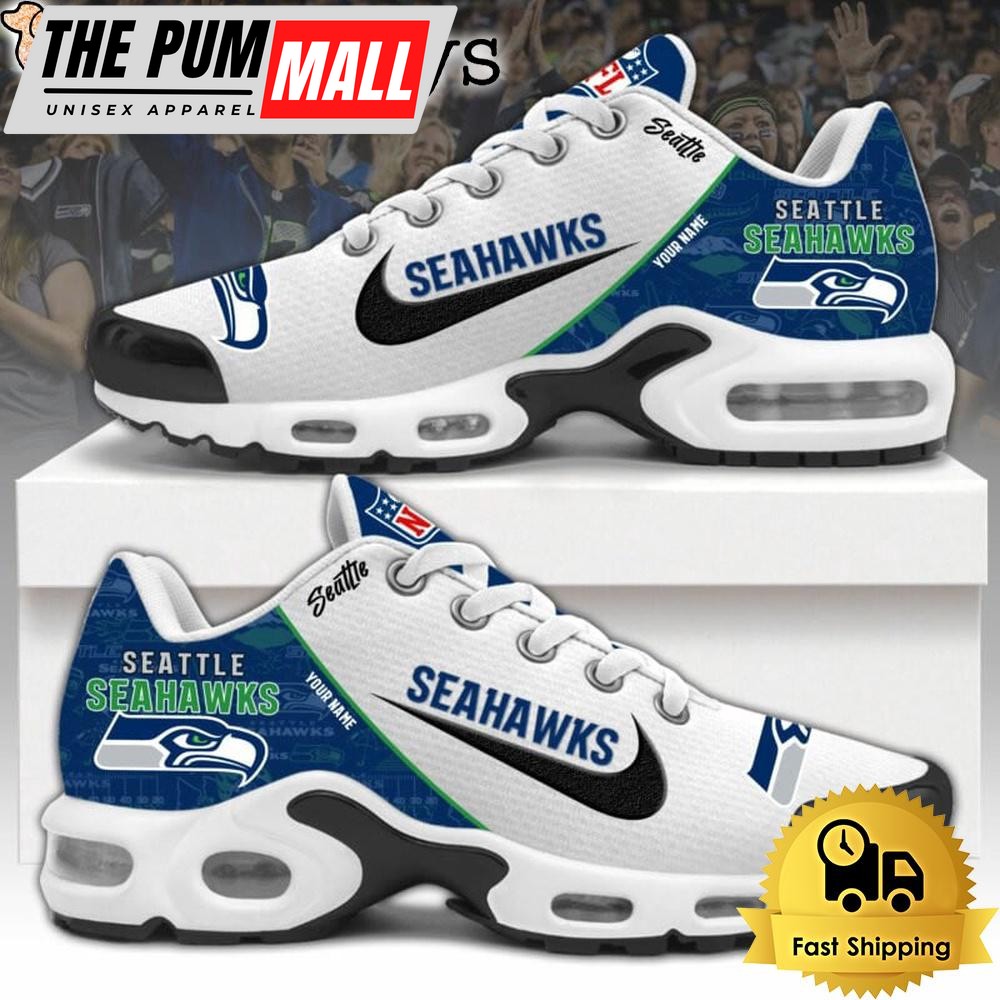 NFL Seattle Seahawks Logo 2024 Custom Air Max Plus Shoes, NFL Fan Shoes