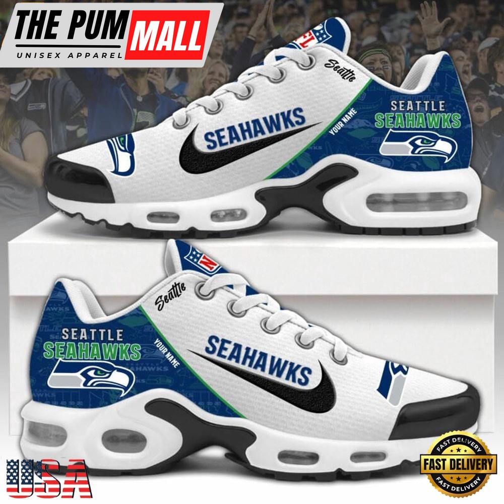 NFL Seattle Seahawks Logo 2025 Custom Air Max Plus Shoes Running Sneakers
