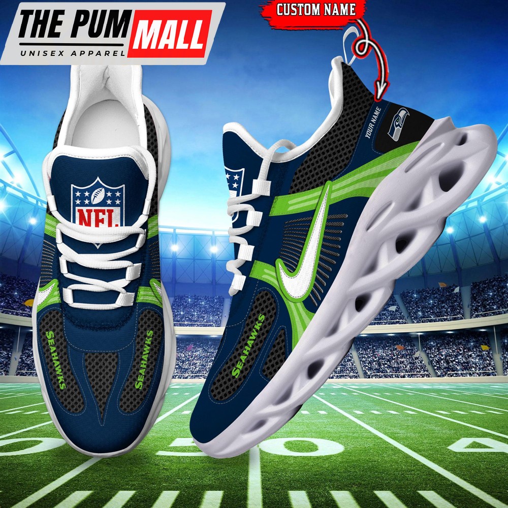 nfl-seattle-seahawks-logo-football-team-new-season-max-soul-shoes-jerzxvyf NFL Seattle Seahawks Logo Football Team New Season Max Soul Shoes