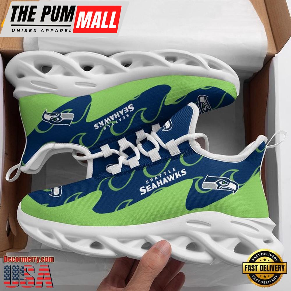 NFL Seattle Seahawks Sport Max Soul Shoes , Running Sneakers Shoes