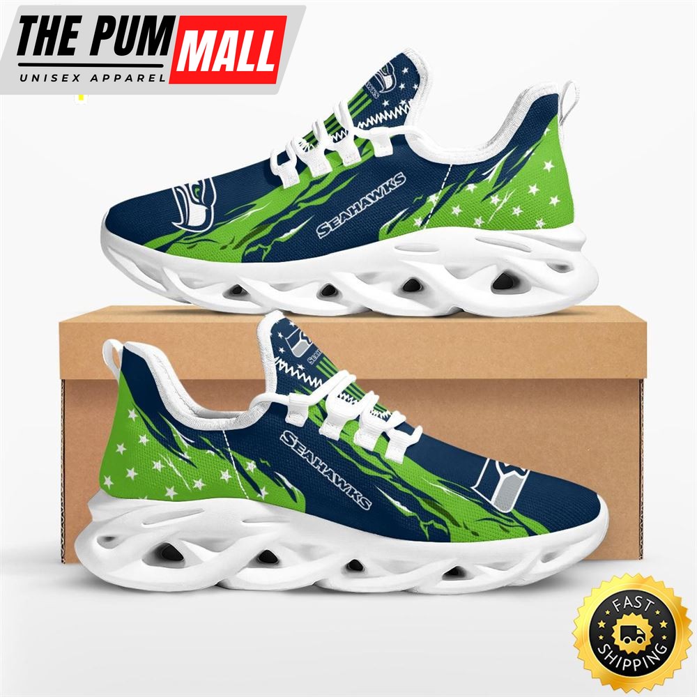NFL Seattle Seahawks Stars and Stripes M Soul Shoes