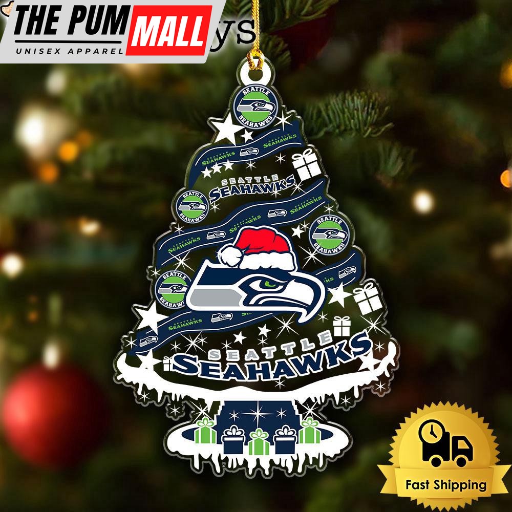 NFL Seattle Seahawks Tree Christmas Ornament Limited Edition