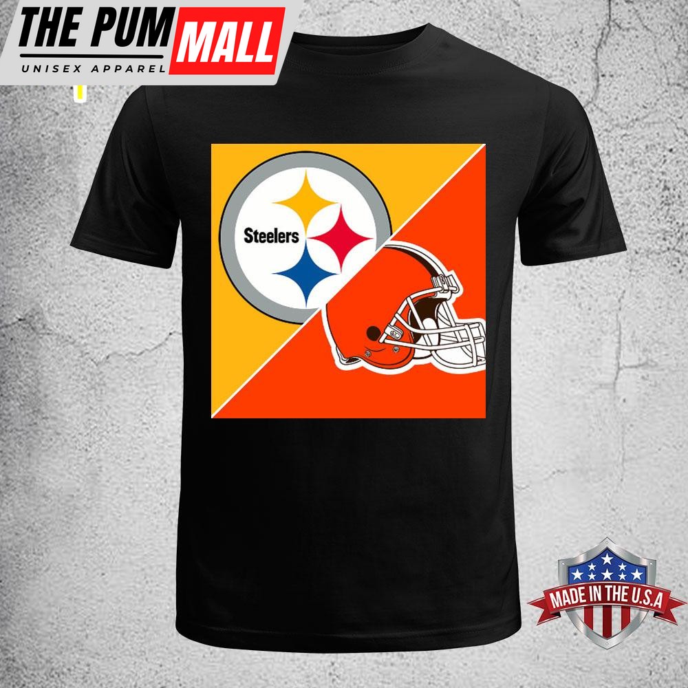 Nfl Steelers Vs Browns Logo T-Shirt