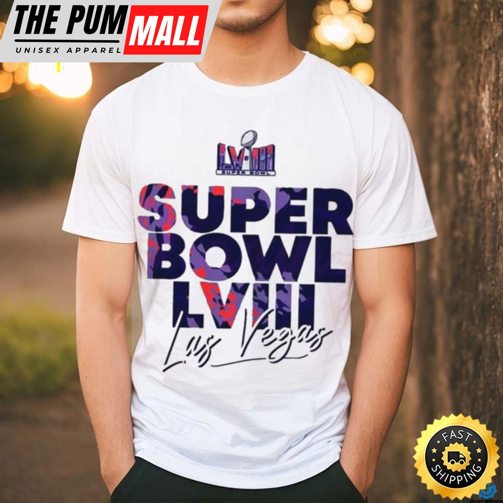 Nfl Super Bowl Lviii Las Vegas 2025 Colorful Logo Classic T Shirt