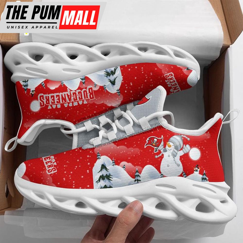 NFL Tampa Bay Buccaneers Christmas Snowman Max Soul Shoes