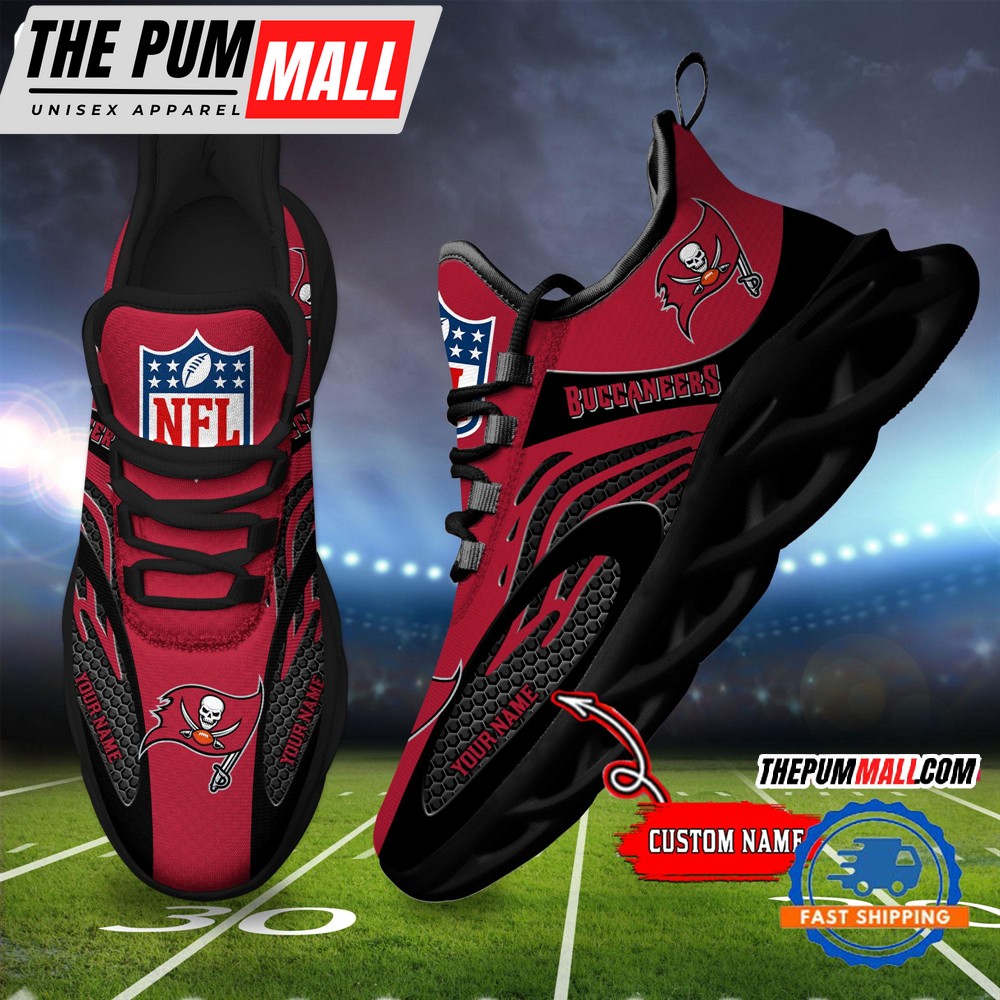 NFL Tampa Bay Buccaneers Football Logo Team New Design Max Soul Shoes Sneaker