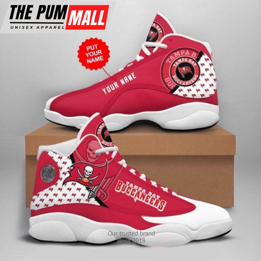 NFL Tampa Bay Buccaneers Football Team Air Jd 13 Shoes