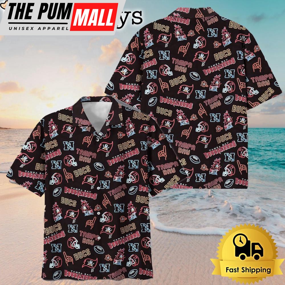 NFL Tampa Bay Buccaneers Game Day Meets Island Vibes Hawaiian Shirt