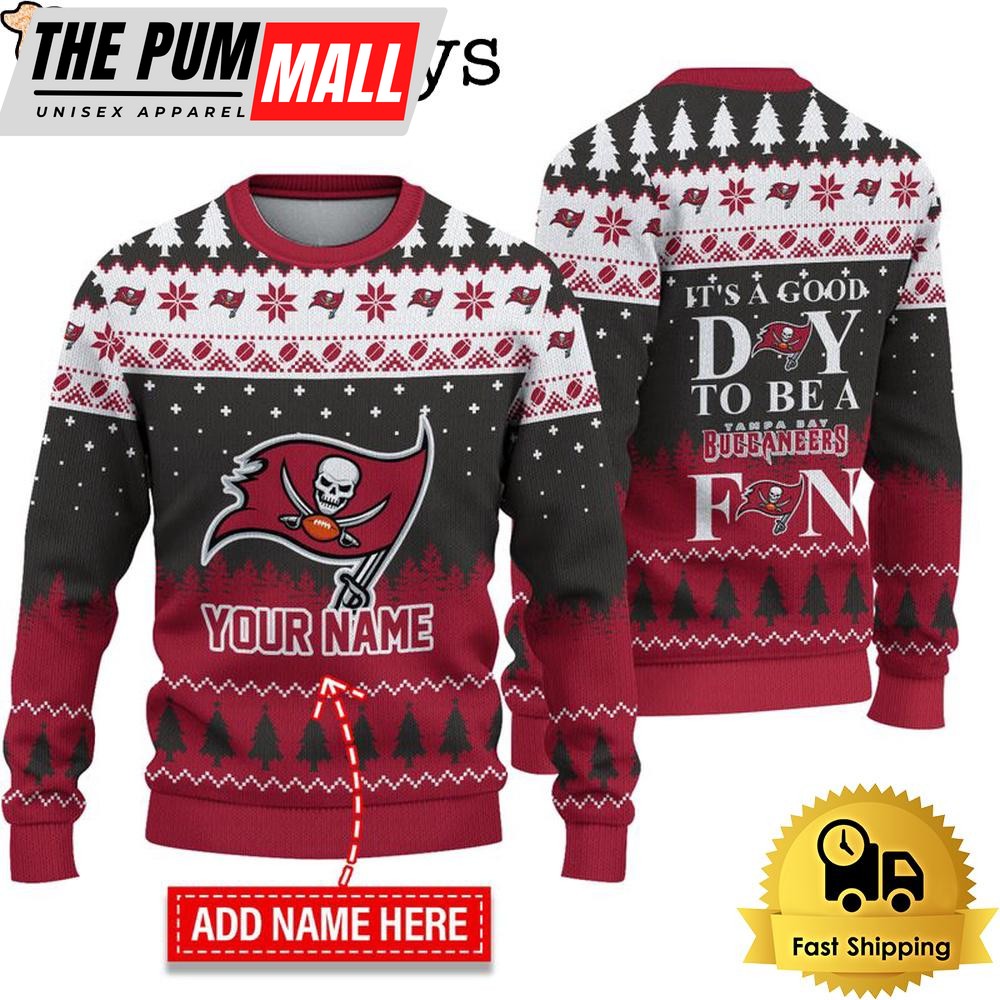 NFL Tampa Bay Buccaneers It’s A Good Day To Be A Fan Ugly Christmas Sweater
