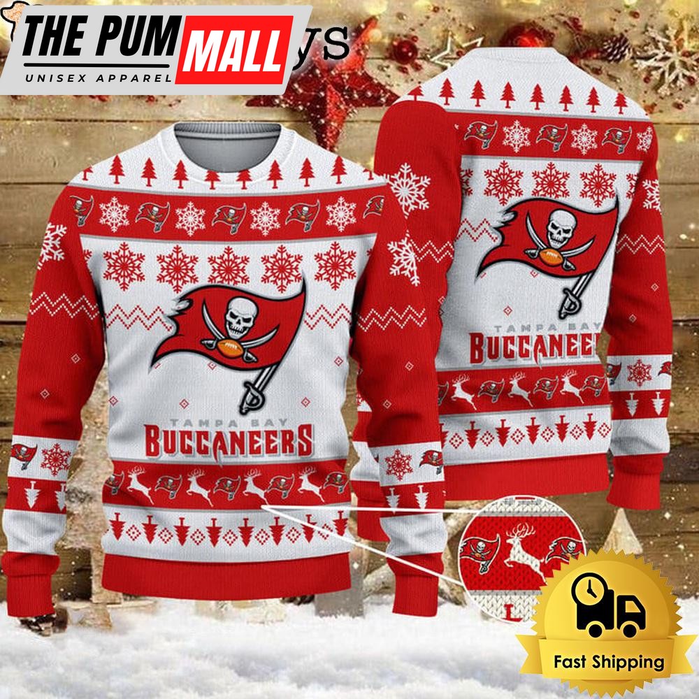 NFL Tampa Bay Buccaneers Team Winter Ugly Christmas Sweater