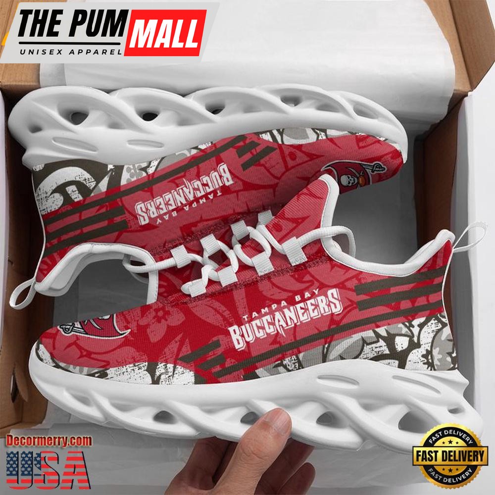 NFL Tampa Bay Buccaneers Tropical Max Soul Shoes , Running Sneakers Shoes