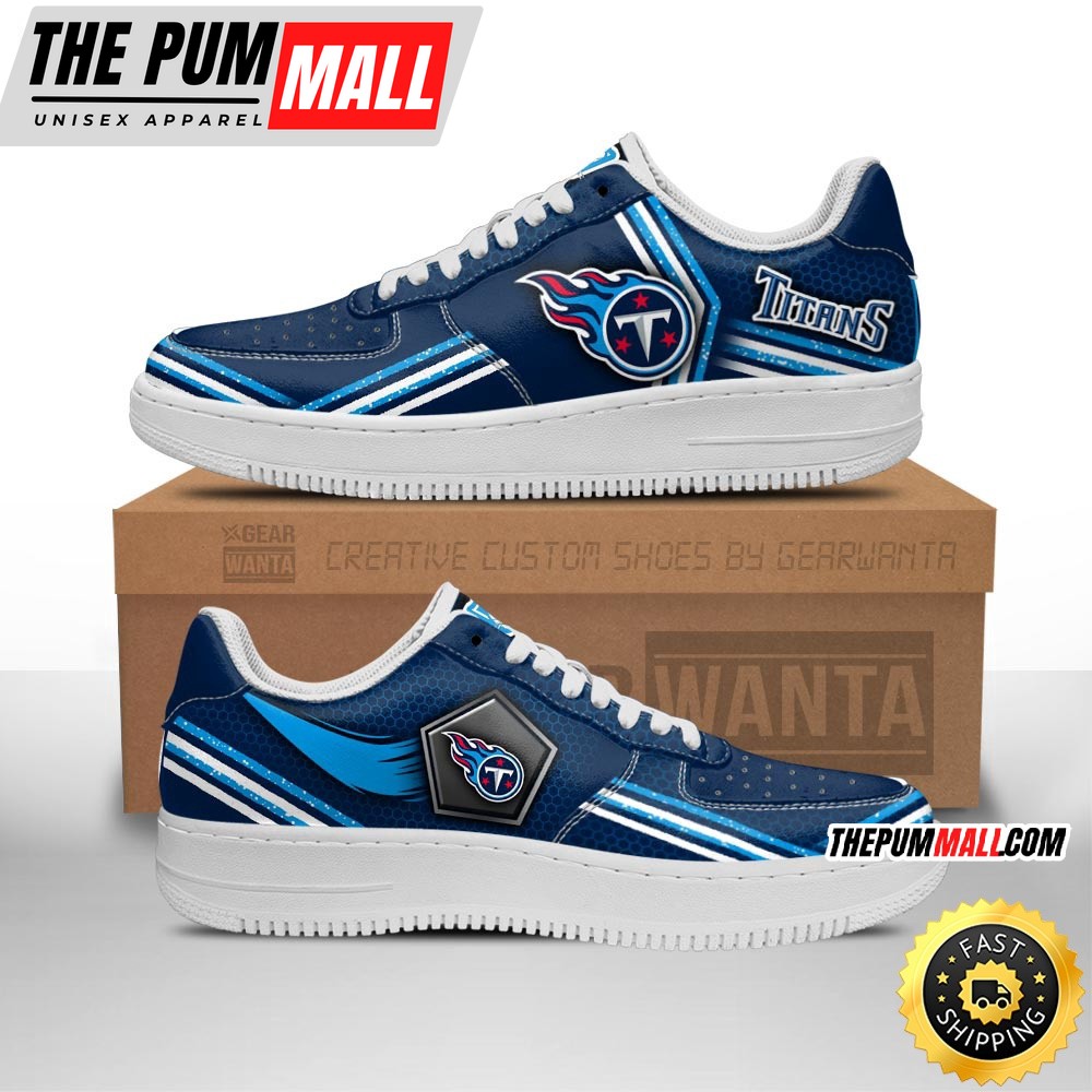 NFL Tennessee Titans Air Force 1 Shoes Air Sneakers For Fans