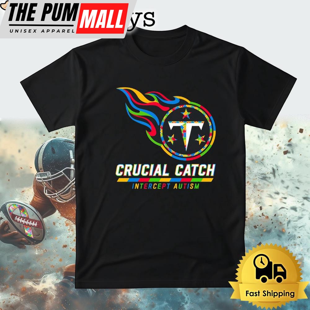NFL Tennessee Titans Autism Awareness T Shirt Crucial Catch