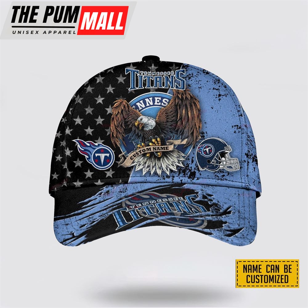NFL Tennessee Titans Cap 3D Personalized Classic Eagles Hats Show Your Team Spirit In Style