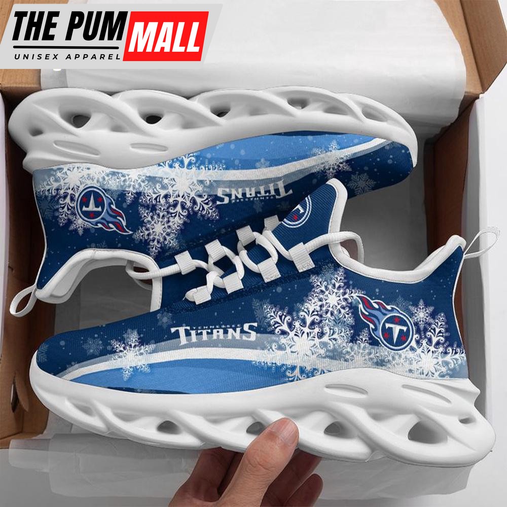 NFL Tennessee Titans Christmas Snow Max Soul Shoes For Men Women