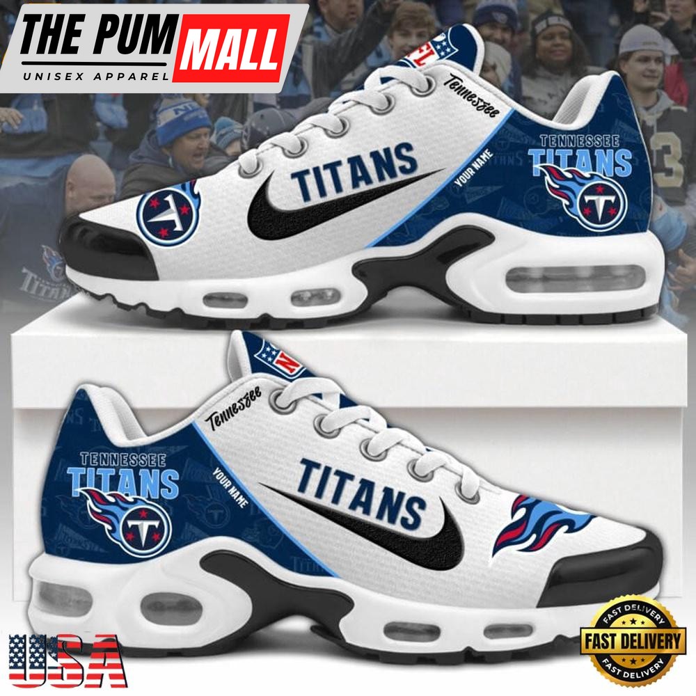 NFL Tennessee Titans Logo 2025 Custom Air Max Plus Shoes Running Sneakers