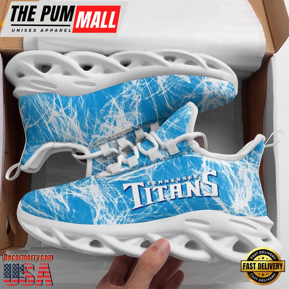 NFL Tennessee Titans Smoke Pattern Max Soul Shoes , Running Sneakers Shoes
