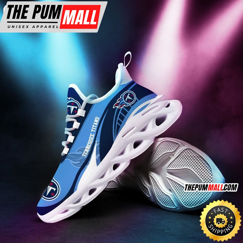 NFL Tennessee Titans Sneaker Max Soul Shoes Hot Special Gift For Fans