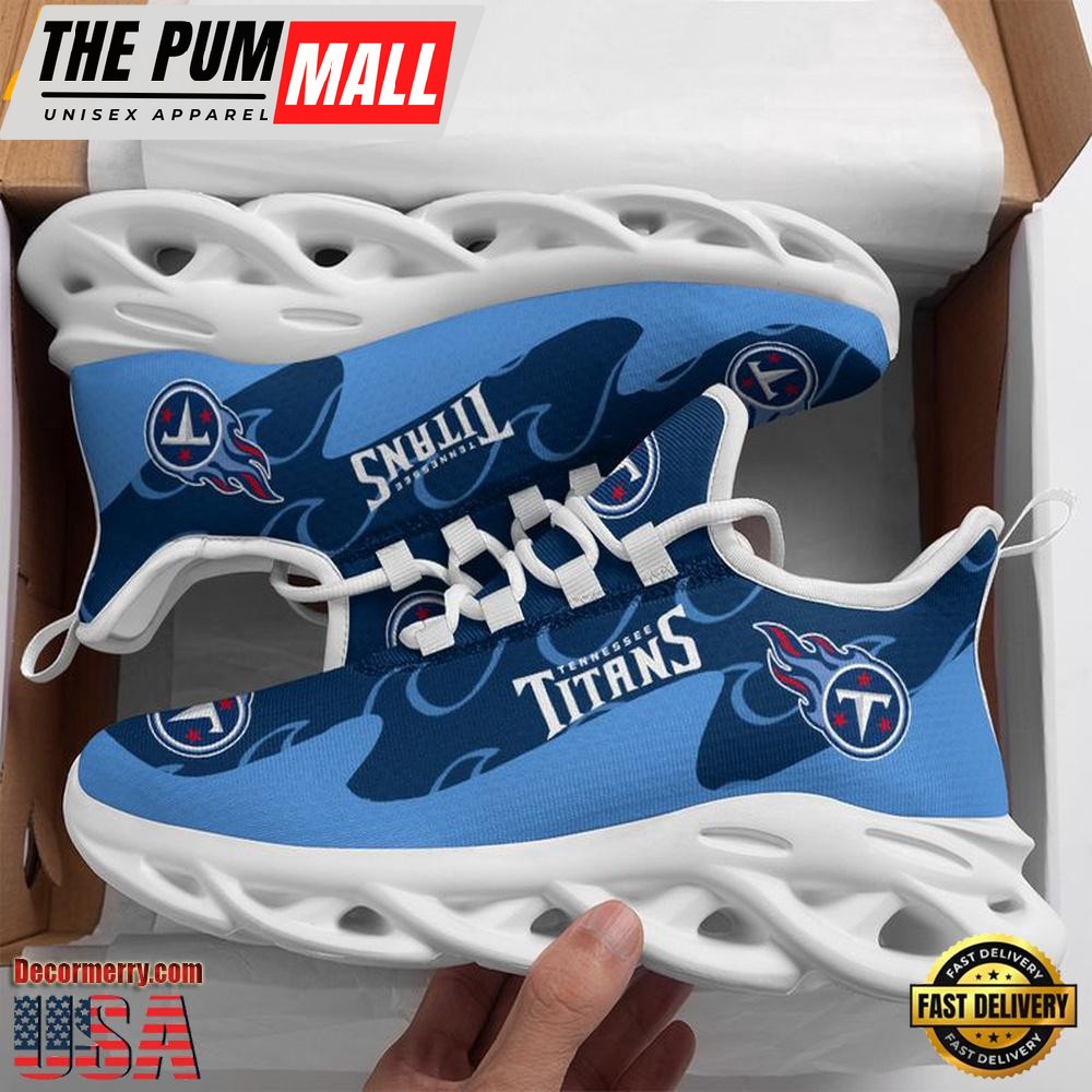 NFL Tennessee Titans Sport Max Soul Shoes , Running Sneakers Shoes