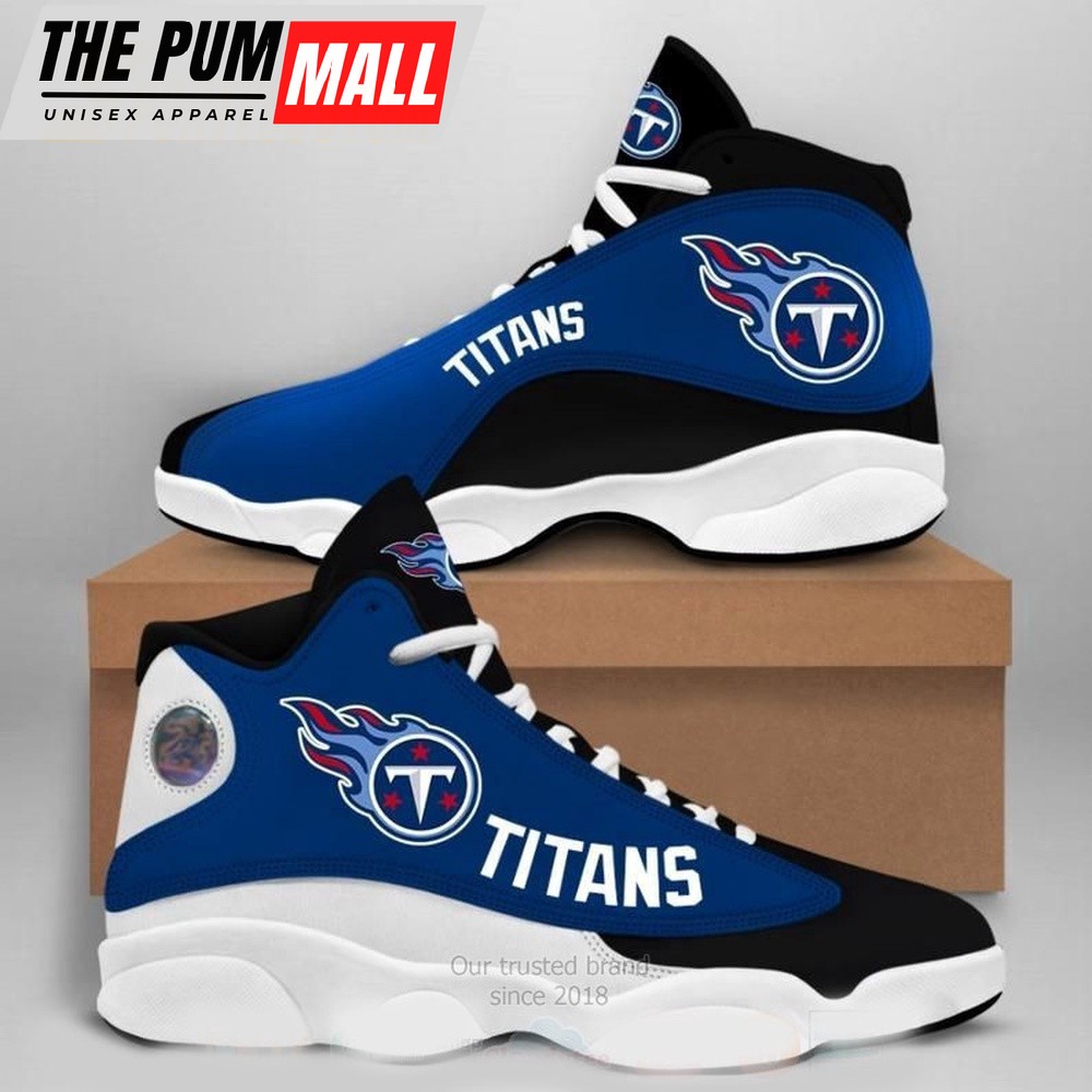 NFL Tennessee Titans Team Logo Air Jd 13 Shoes