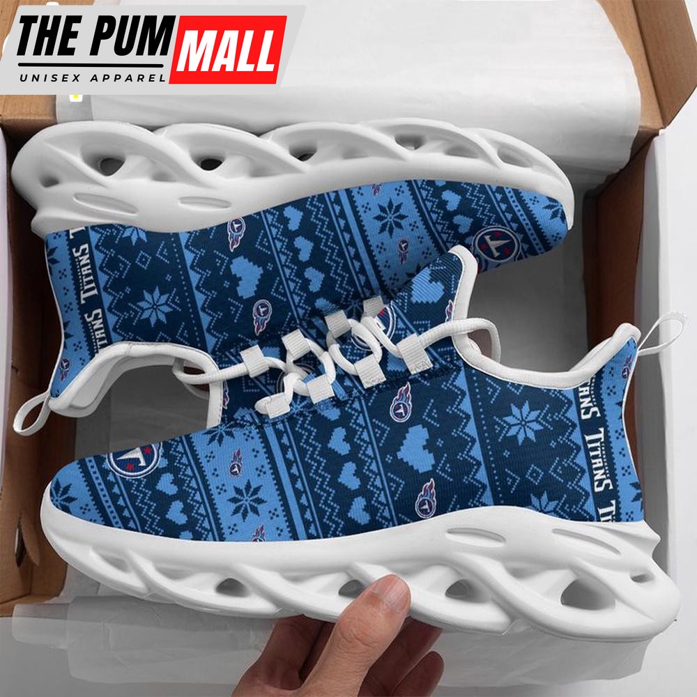 NFL Tennessee Titans X-max Patterns Christmas Max Soul Shoes