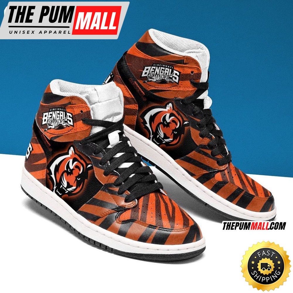 NFL The Cincinnati Bengals Air Jd 1 Shoes