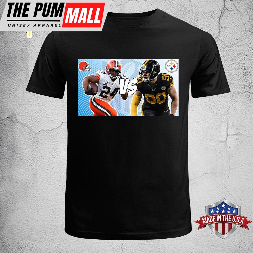 Nfl Thursday Night Football Game Steelers Vs. Browns Nfl Week 12 2024 T-Shirt